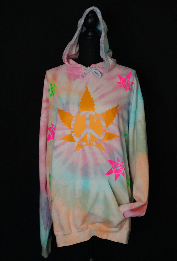 Peace Tie-Dye Hoodie