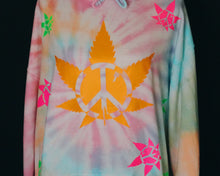 Load image into Gallery viewer, Peace Tie-Dye Hoodie
